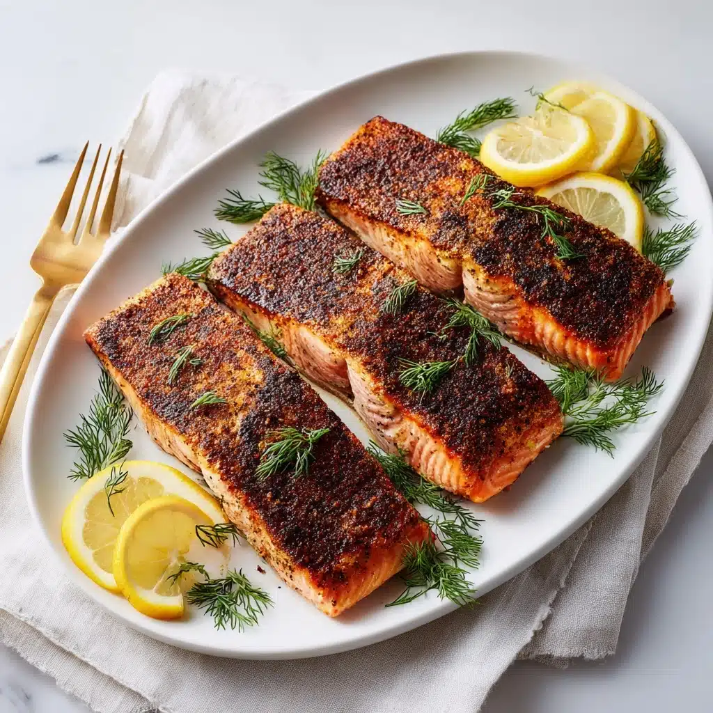 Baked Cajun Salmon with Parmesan Risotto Recipe