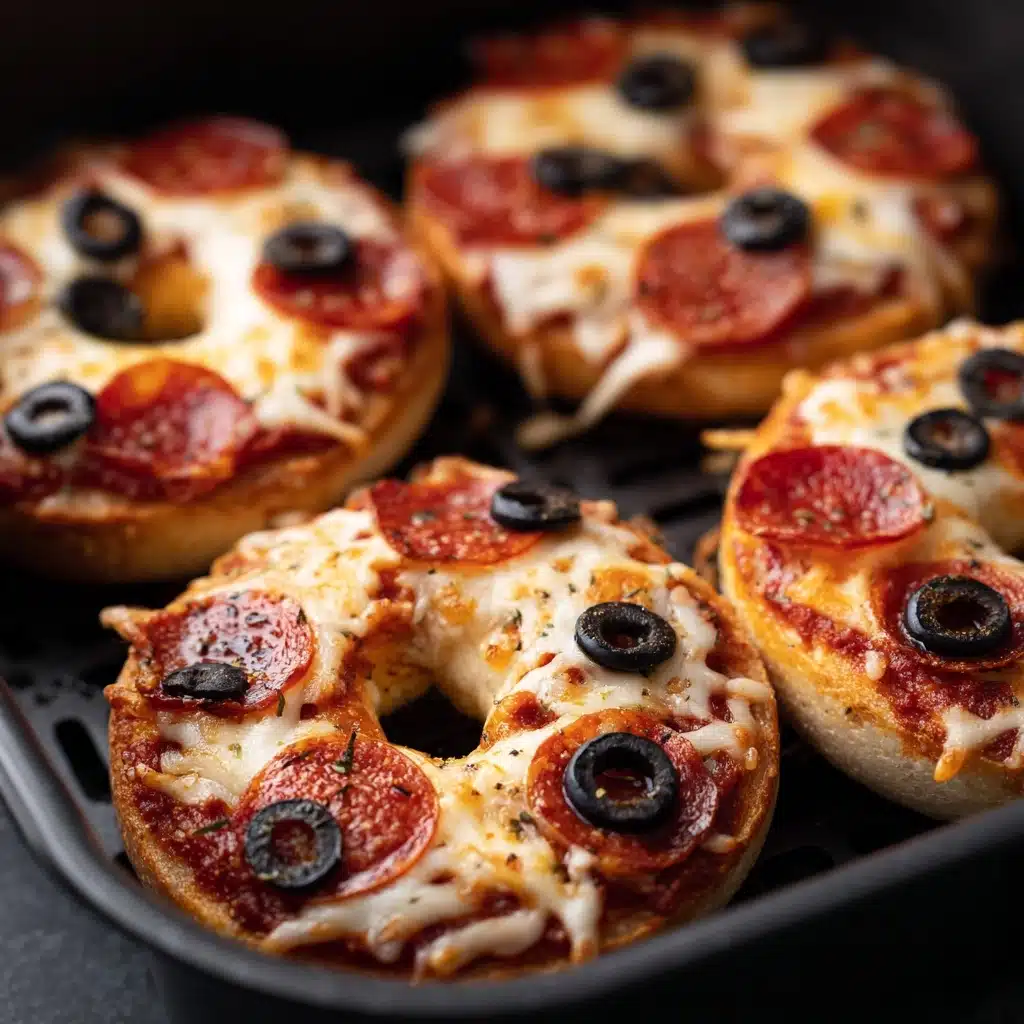 Air Fryer Pizza Bagels Recipe - Recipe Image