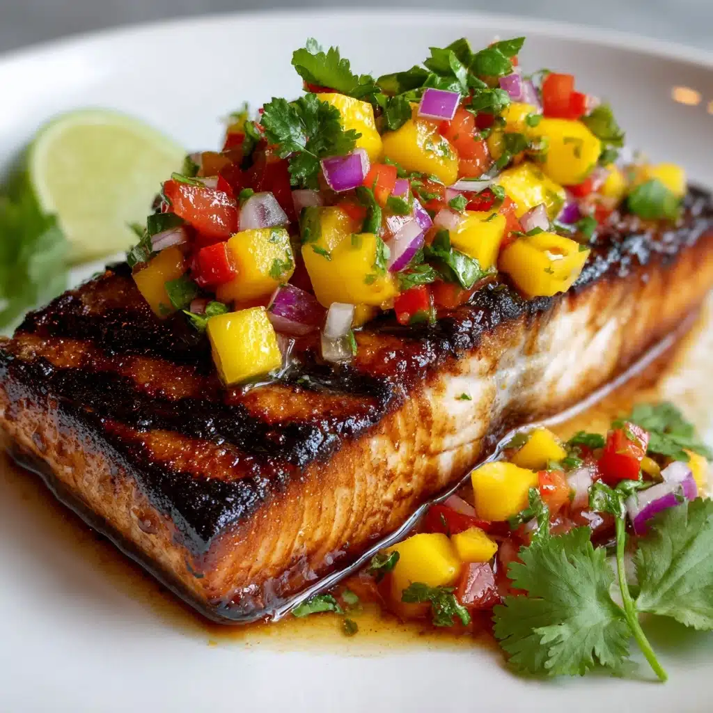 Mango Salsa Salmon Recipe - Recipe Image