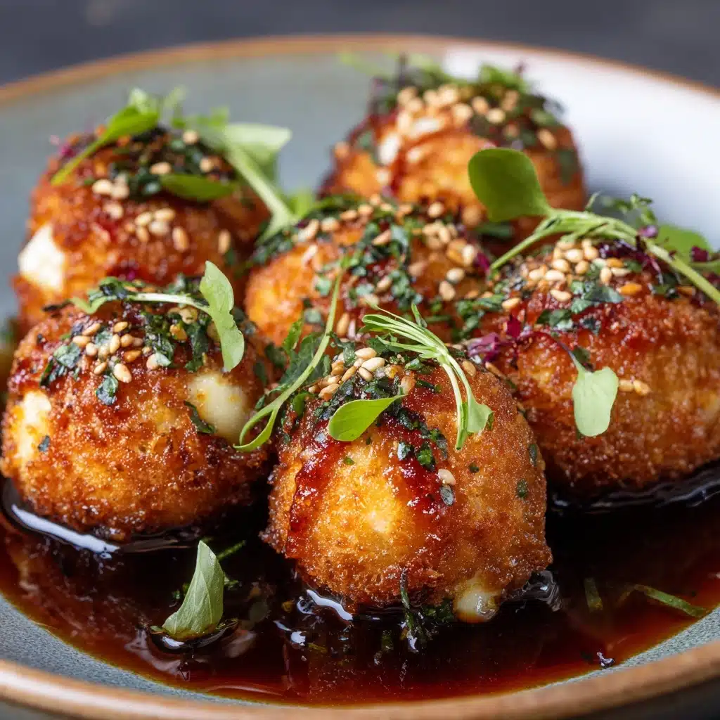 Fried Goat Cheese with Tarragon + Honey Recipe - Recipe Image