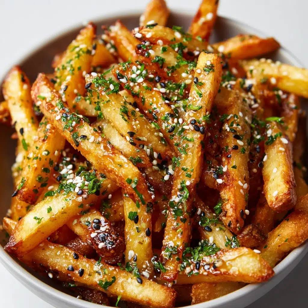 Spicy Garlic and Sesame Fries Recipe