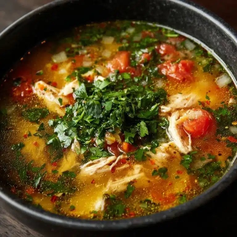 Green Chicken Enchilada Soup Recipe