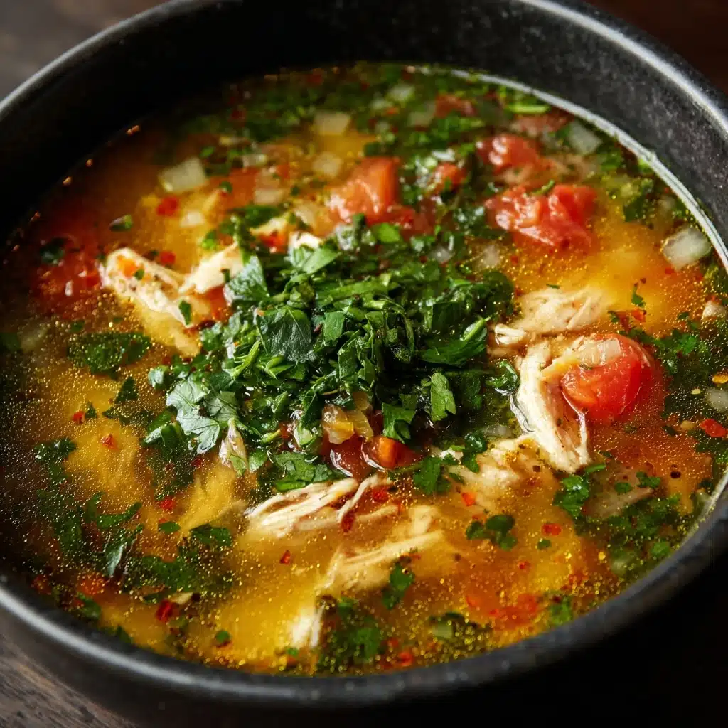 Green Chicken Enchilada Soup Recipe