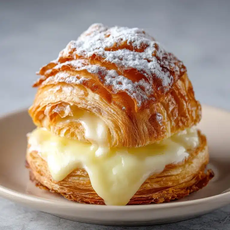 Cream Puffs with Luscious Vanilla Cream Filling Recipe