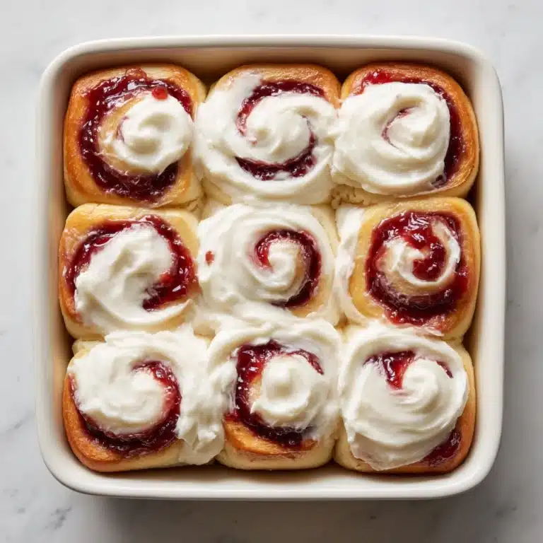Strawberry Cheesecake Cinnamon Rolls Recipe