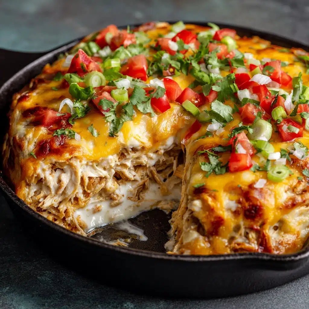White Chicken Enchilada Skillet Recipe - Recipe Image