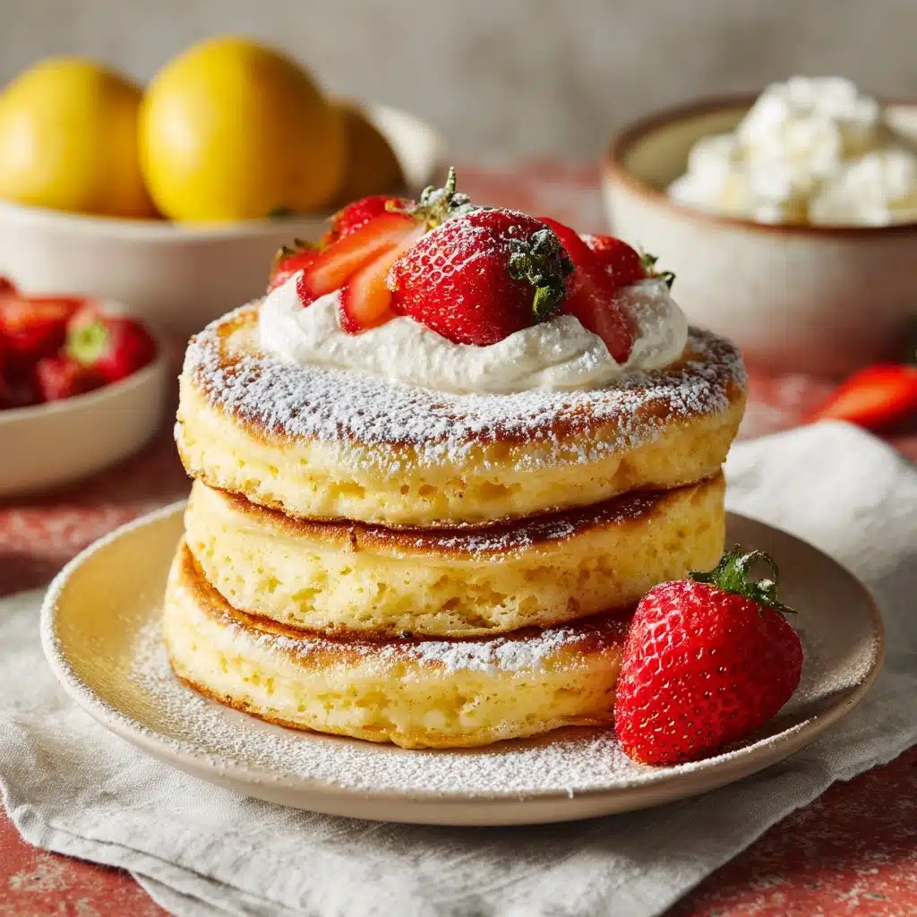 Cloud-like Lemon Soufflé Pancakes Recipe