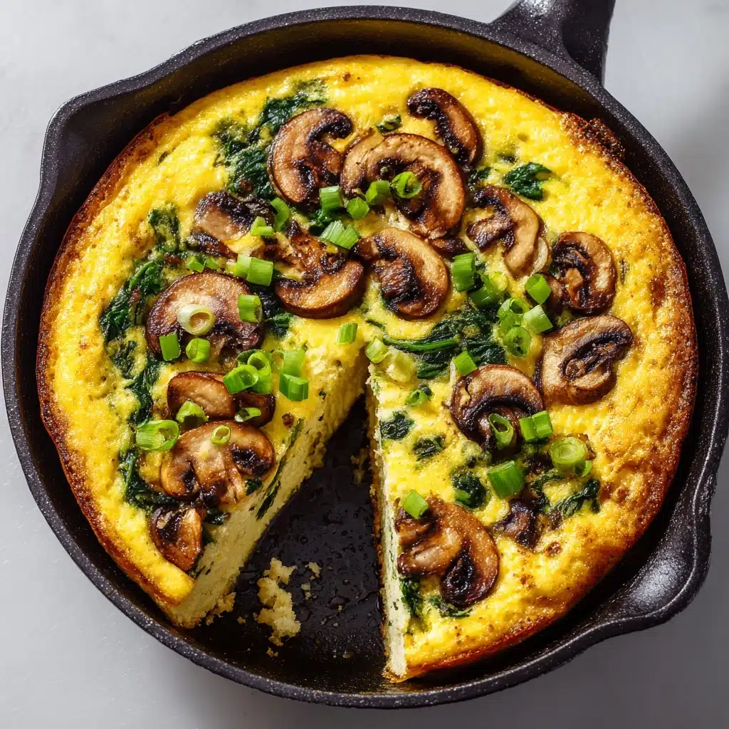 Mushroom and Spinach Frittata Recipe - Recipe Image