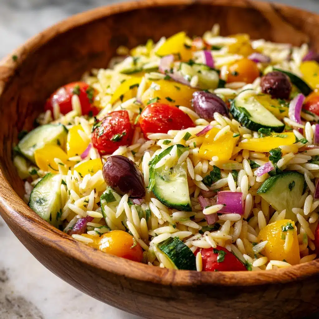 Greek Orzo Salad Recipe - Recipe Image