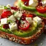 Avocado Feta Toast Recipe