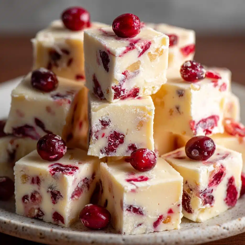 White Chocolate Cherry Fudge Recipe