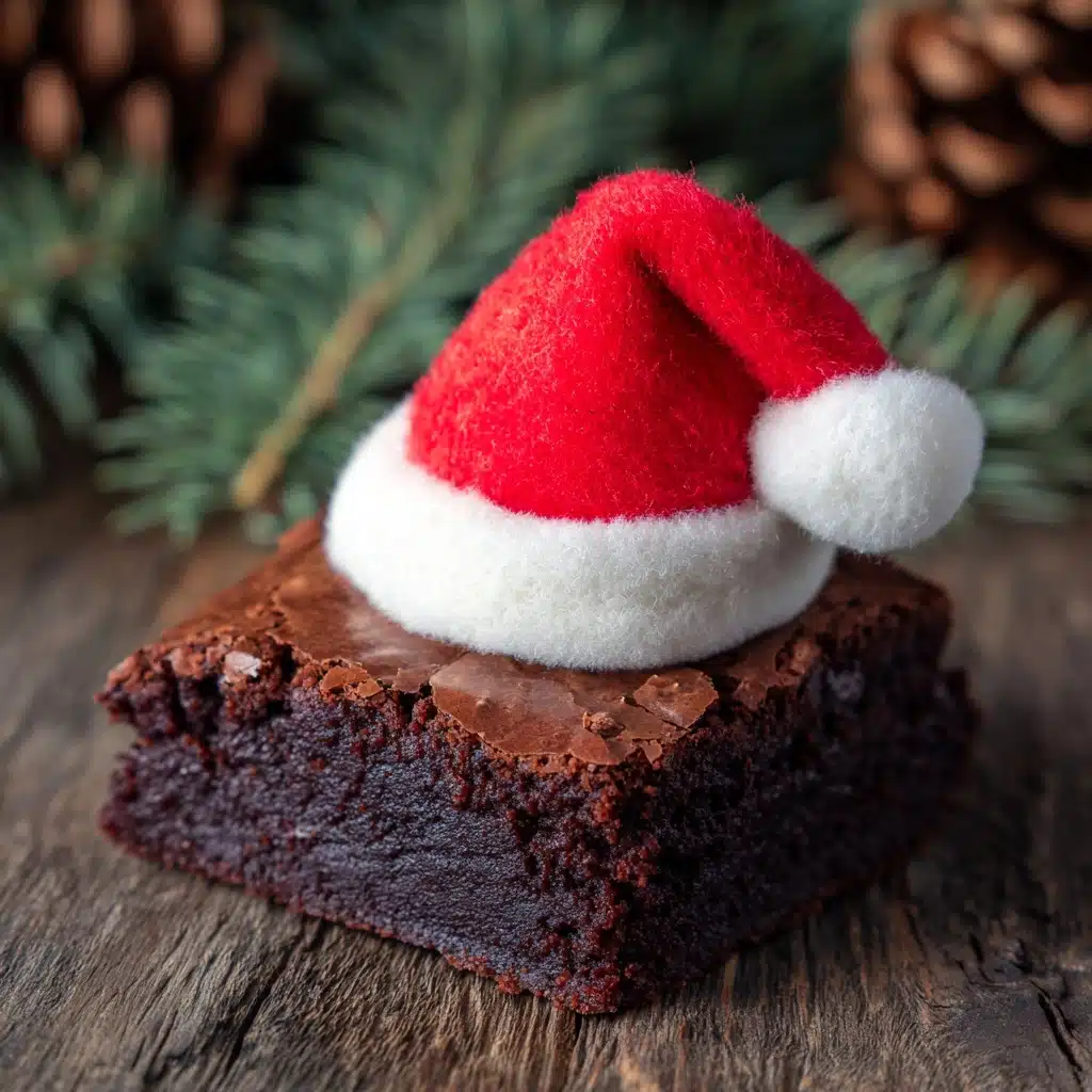 Santa Hat Brownies Recipe