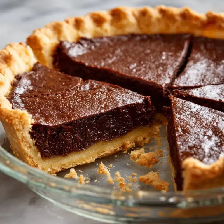 Dark Chocolate Chess Pie Recipe
