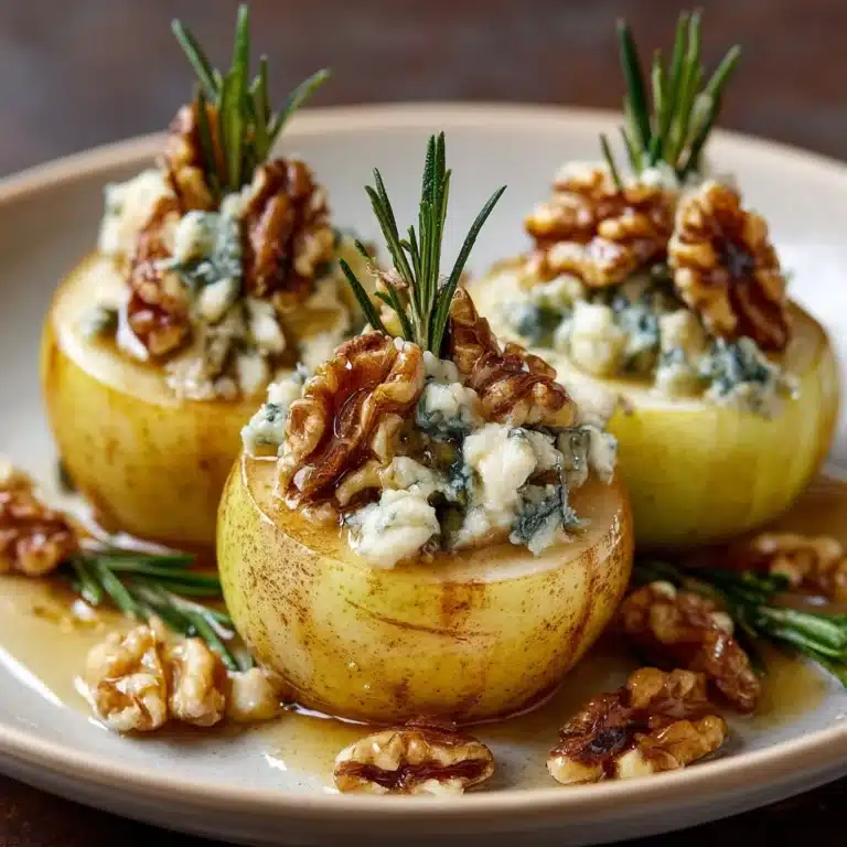 Blue Cheese Stuffed Pears Recipe