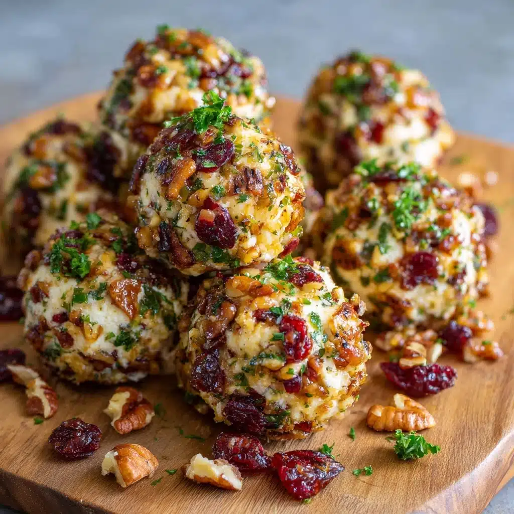 Cranberry Pecan Goat Cheese Balls Recipe - Recipe Image