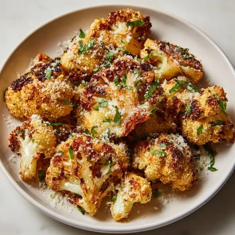 Parmesan Cauliflower Bites Recipe