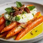 Roasted Carrots with Whipped Ricotta and Hot Honey Recipe