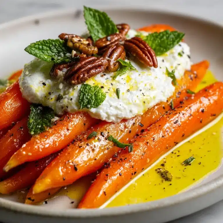 Roasted Carrots with Whipped Ricotta and Hot Honey Recipe