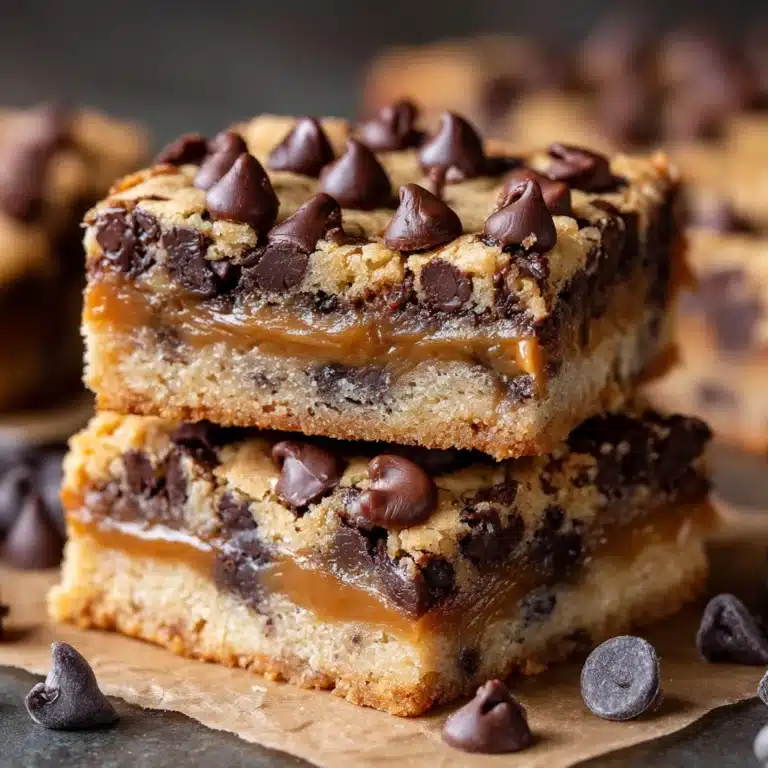 Chocolate Chip Caramel Bars Recipe