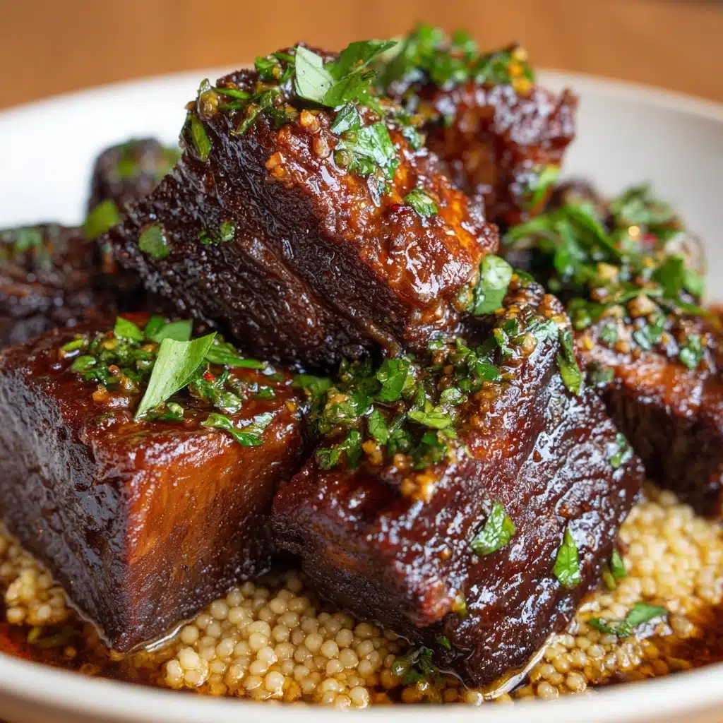 Carolina Mustard BBQ Sauce Instant Pot Beef Short Ribs Recipe - Recipe Image
