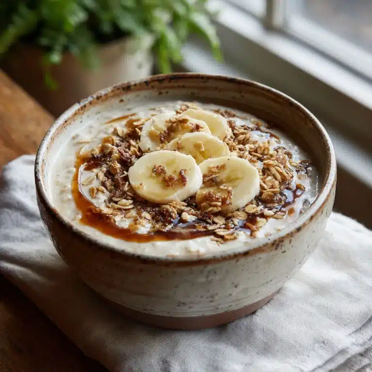 Creamy Whipped Banana Oatmeal Recipe