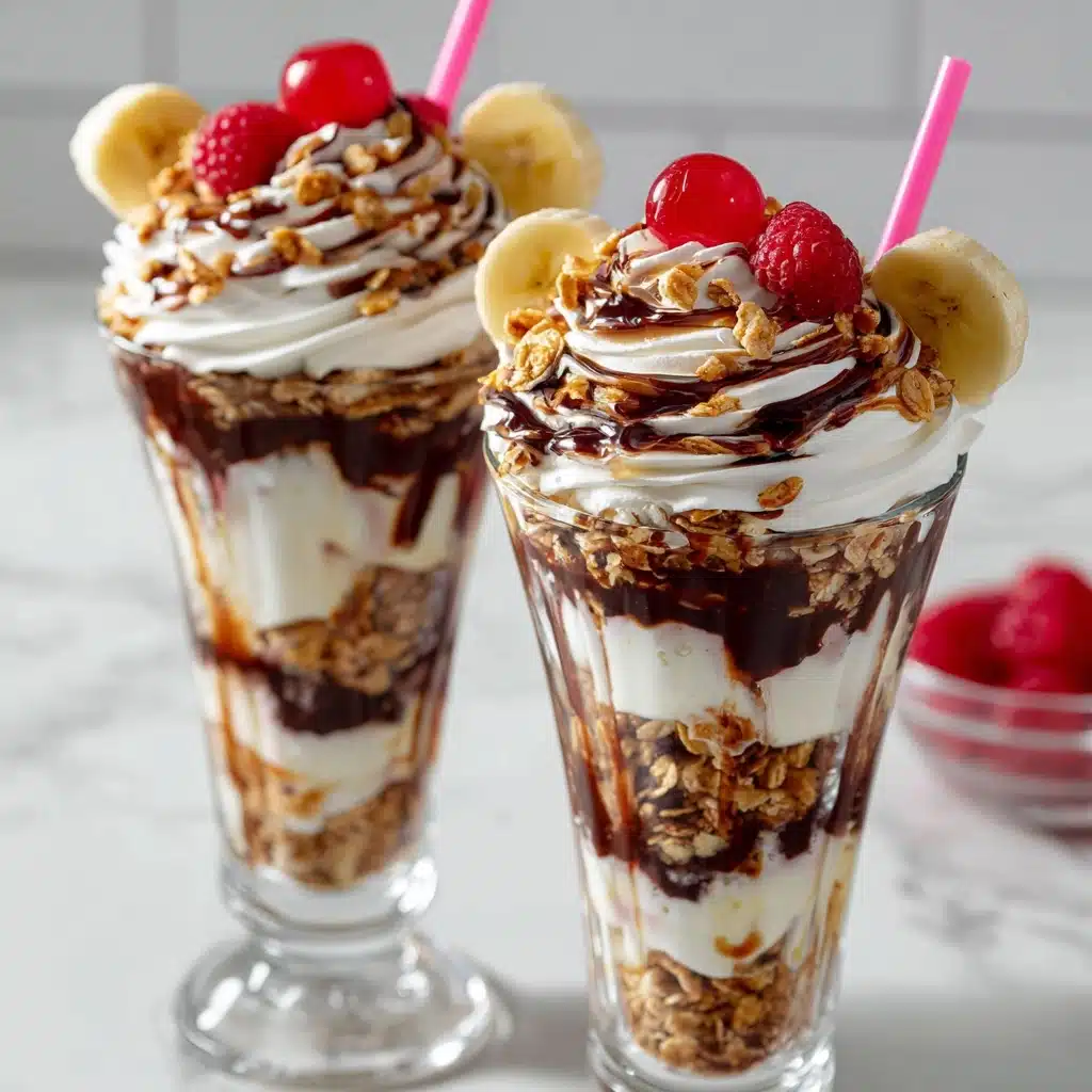 Banana Split Milkshakes Recipe - Recipe Image