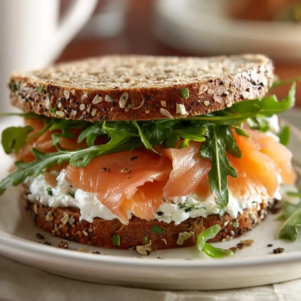 Smoked Salmon Sandwich Recipe - Recipe Image