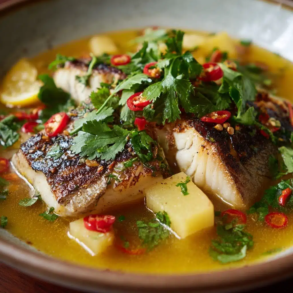 Spicy Lemon Fish Soup Recipe - Recipe Image
