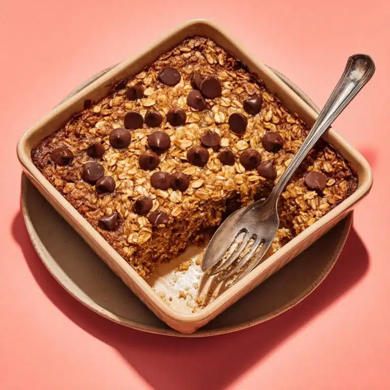 Cinnamon Roll Protein Baked Oats without Protein Powder Recipe