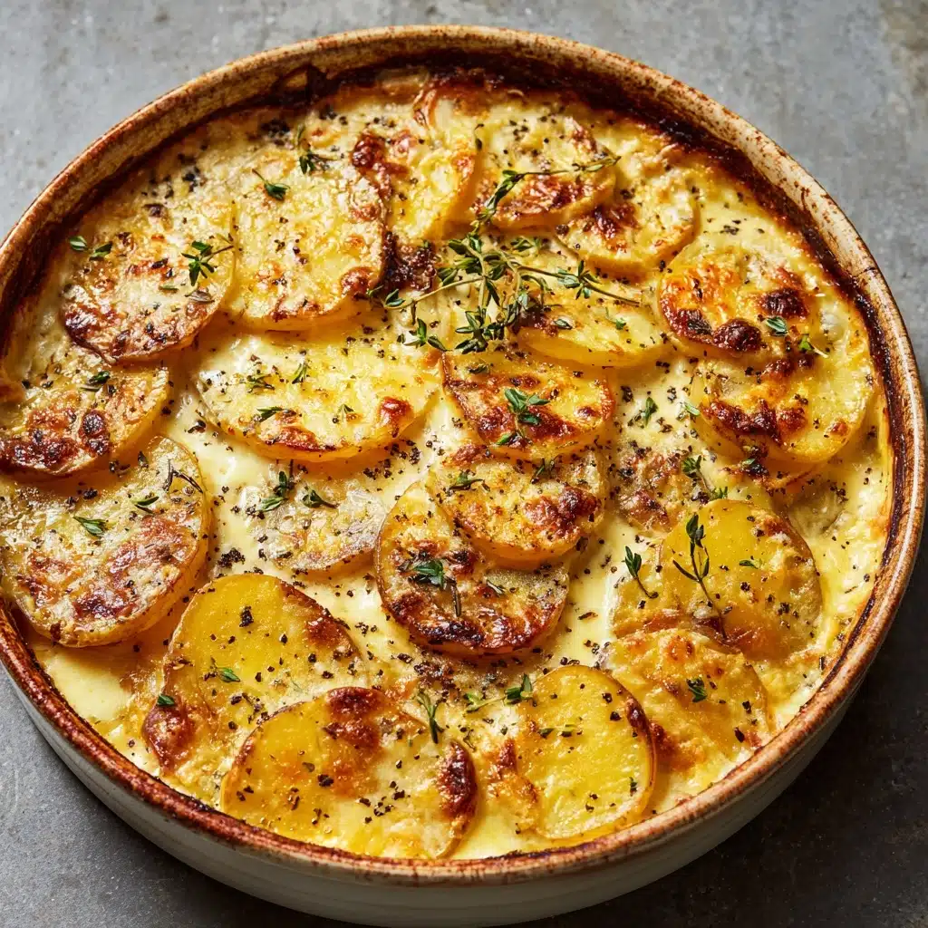 Creamy & Cheesy Au Gratin Potatoes Recipe