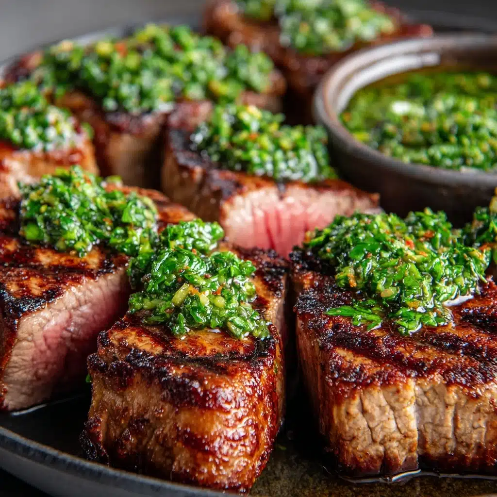 Grilled Steak with Chimichurri Sauce Recipe