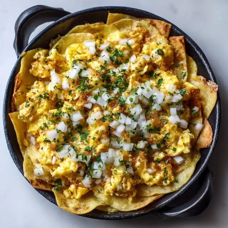 Fried Corn Tortilla Scramble Recipe