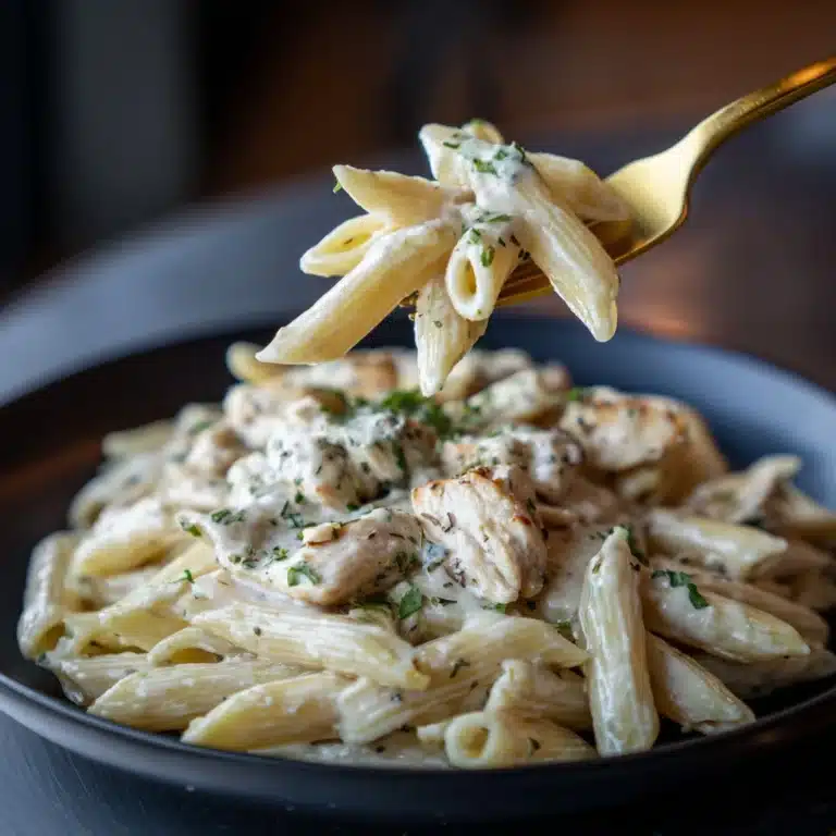 Slow Cooker Creamy Chicken and Penne Recipe