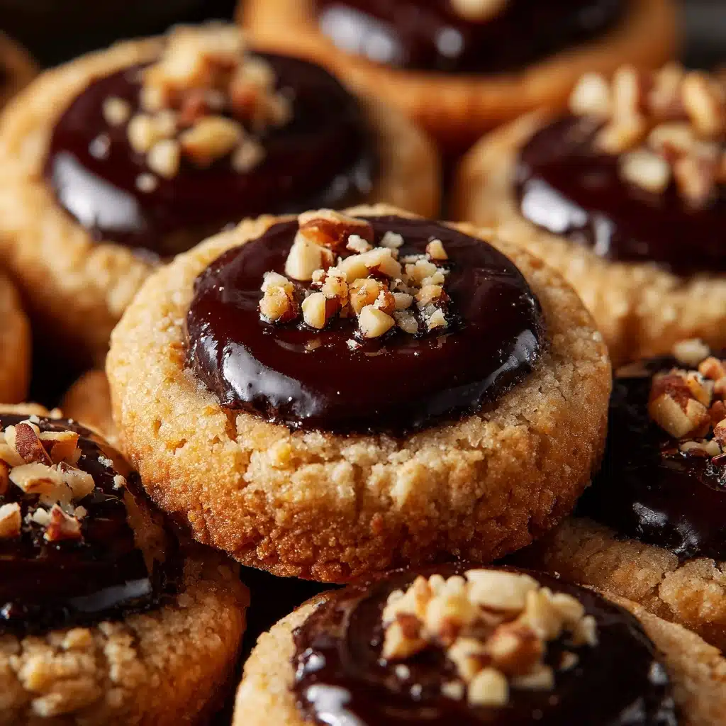 Chocolate Hazelnut Thumbprint Cookies Recipe - Recipe Image