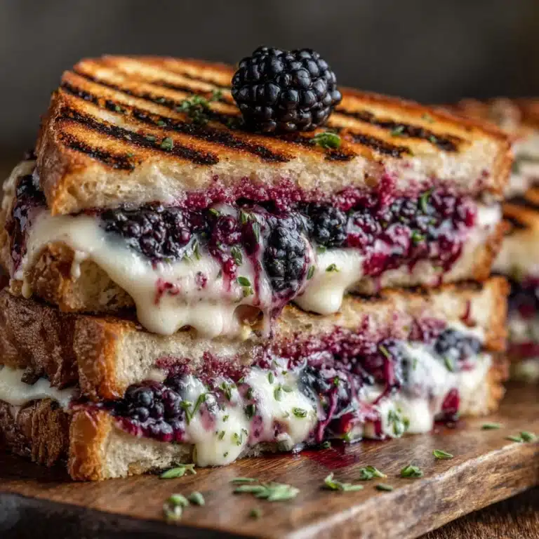 Blackberry Balsamic and Brie Grilled Cheese Recipe
