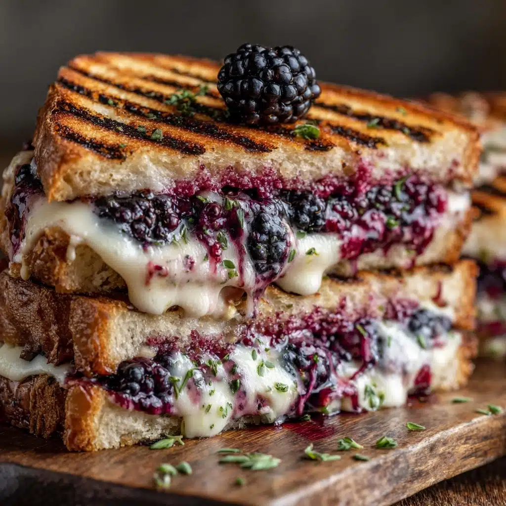 Blackberry Balsamic and Brie Grilled Cheese Recipe - Recipe Image