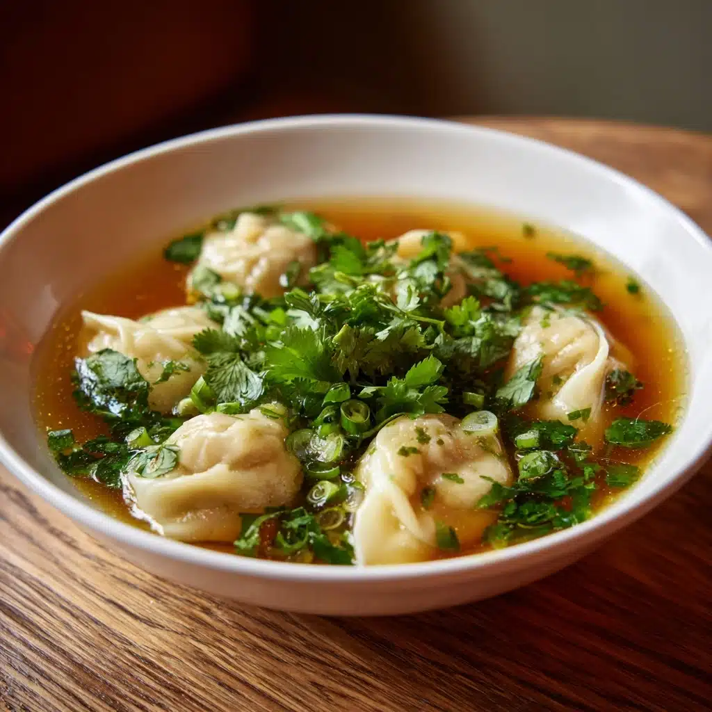 Homemade Wonton Soup Recipe