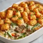Green Bean Casserole with Tater Tots: Irresistibly Cozy Recipe