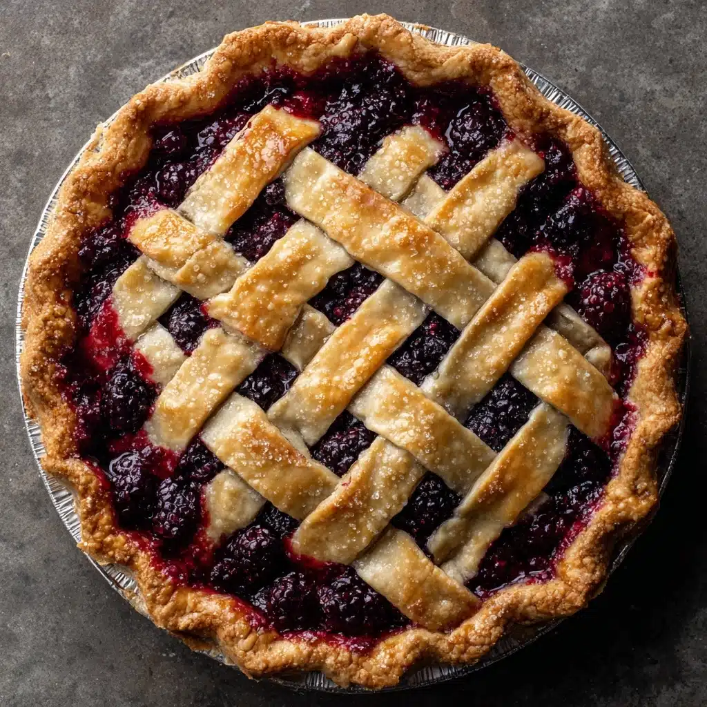 Lattice-Topped Berry Pie Recipe - Recipe Image