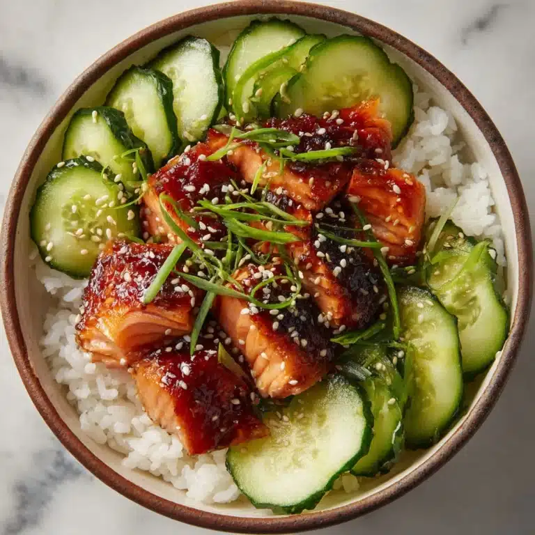 Spicy Salmon Bowls with Coconut Rice Recipe