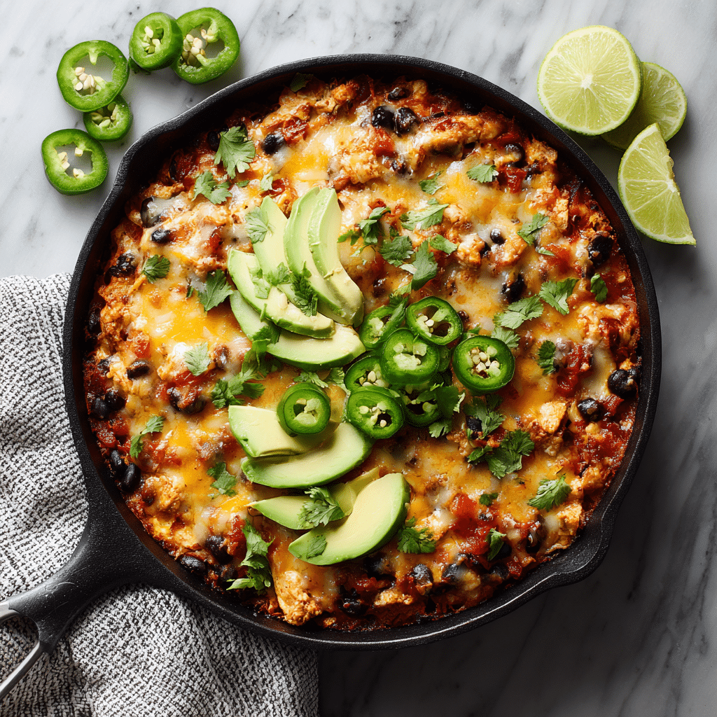 Chicken Enchilada Skillet Recipe - Recipe Image