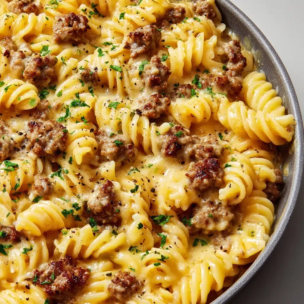 One-Pot Beef and Cheddar Ranch Pasta Recipe