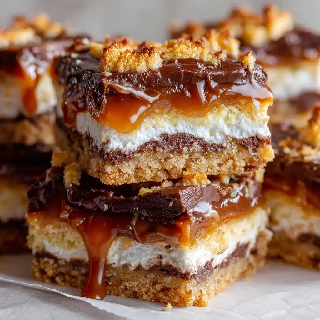 Decadent Caramel Cheesecake Bars Recipe - Recipe Image