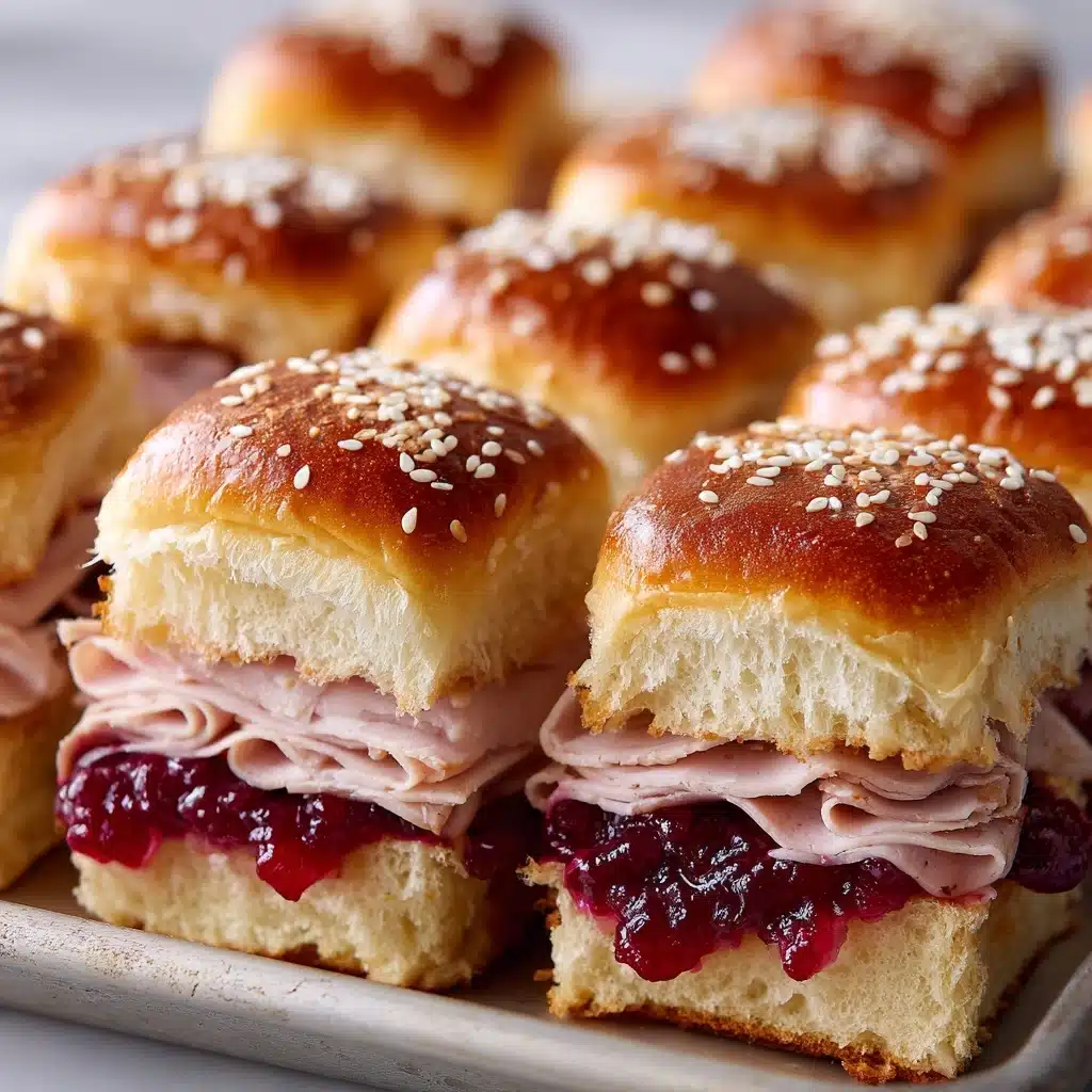 Turkey Cranberry Sliders Recipe
