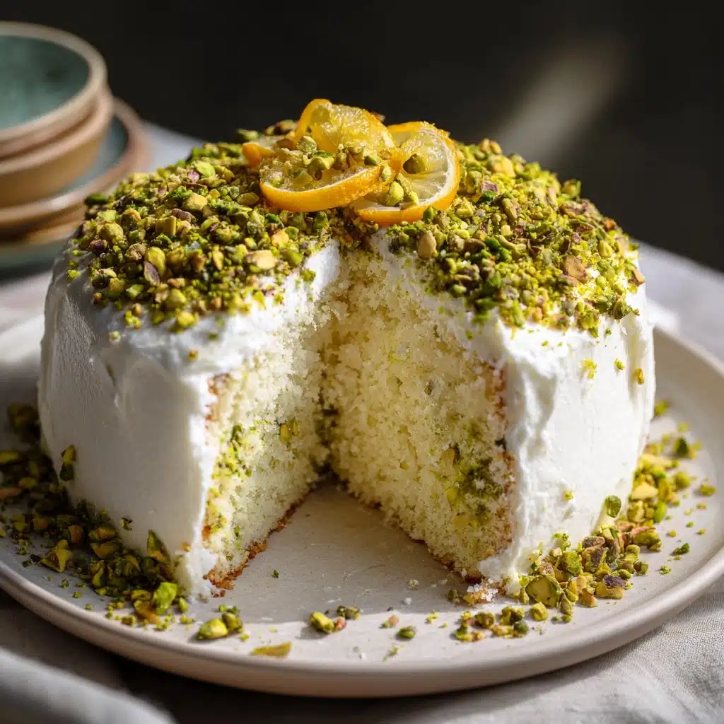 Lemon Pistachio Cake Recipe - Recipe Image