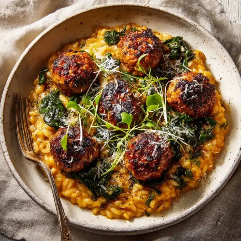 Rosemary Chicken Meatballs Tomato Orzo Recipe