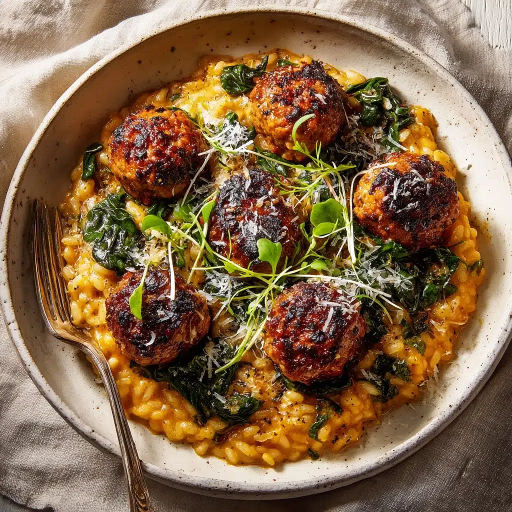 Rosemary Chicken Meatballs Tomato Orzo Recipe - Recipe Image