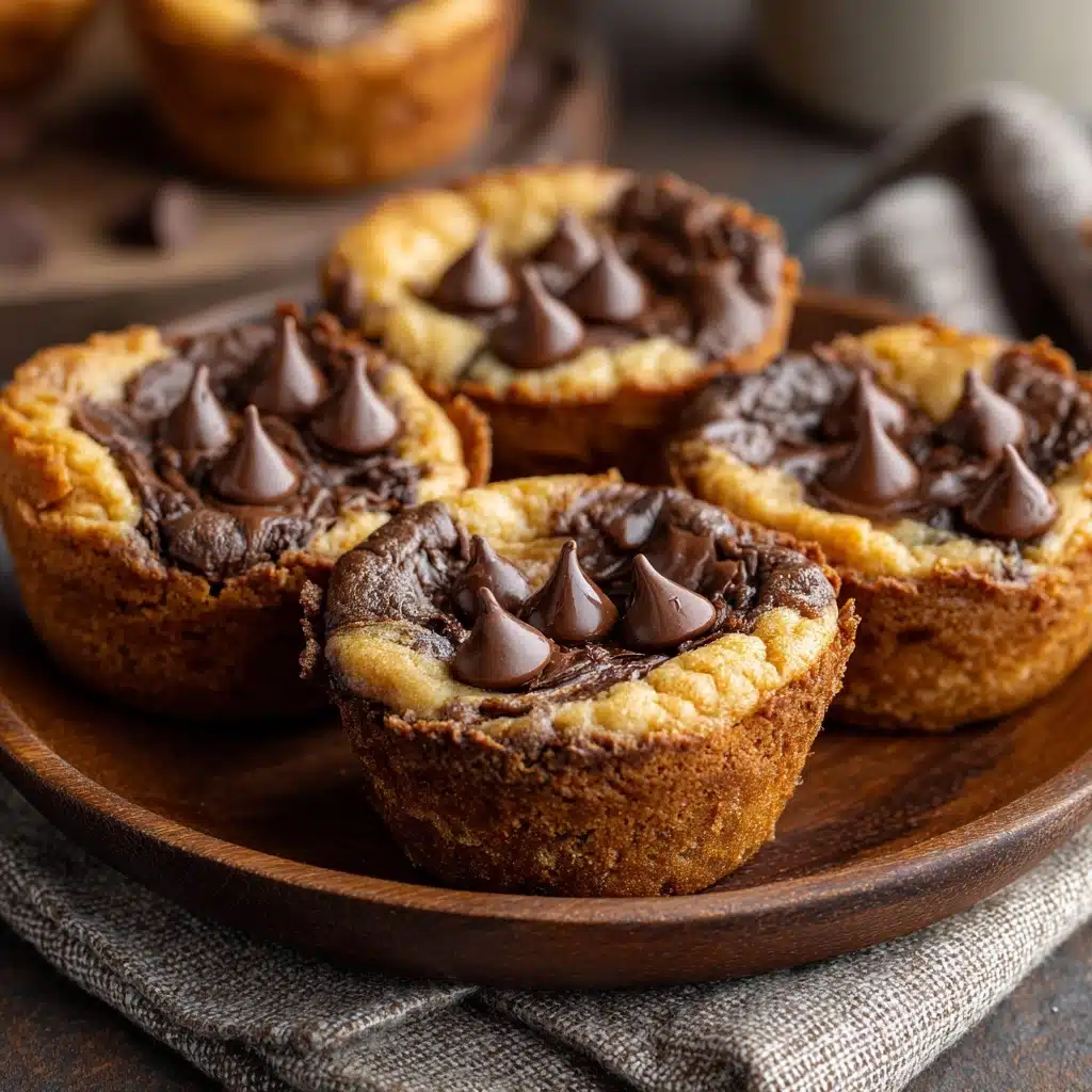Fudge Filled Chocolate Chip Cookie Cups Recipe - Recipe Image