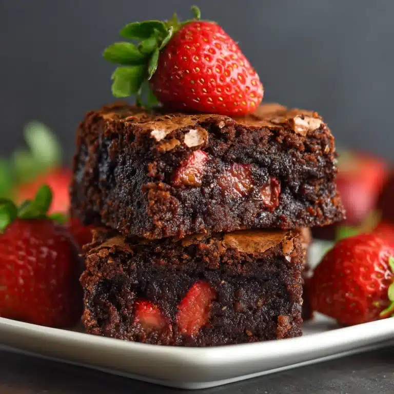 Strawberry Brownies Recipe