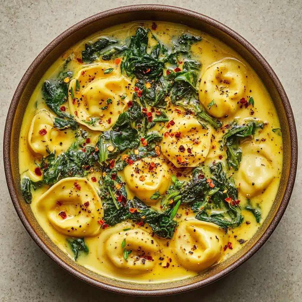 Creamy Spinach Tortellini Soup Recipe